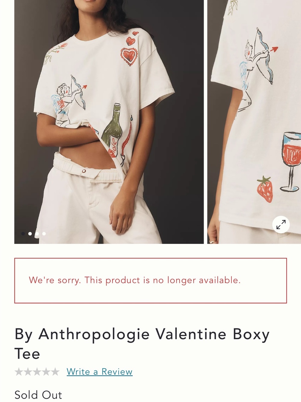 Anthropologie Boxy Tee
